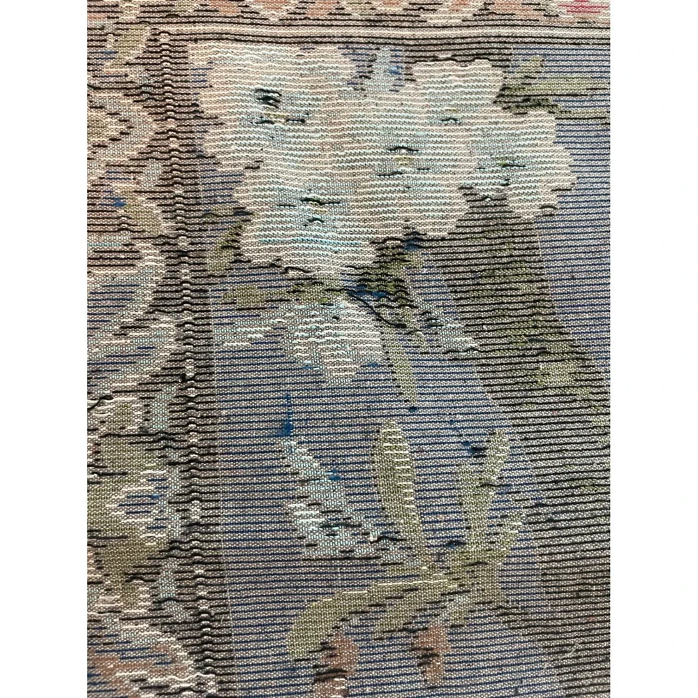 Vintage Turkish Velvet Peacock Tapestry Rug 1970s Wall Hanging 75x49 Boho Decor